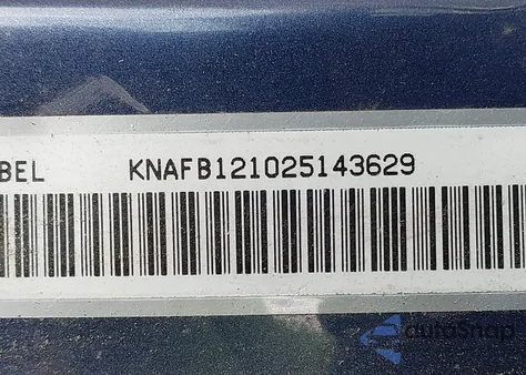 2002 Kia Spectra Ls from USA, damaged, VIN KNAFB121025143629